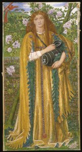 Agua dorada (Princesa Parisade) c.1858 de Dante Gabriel Charles Rossetti